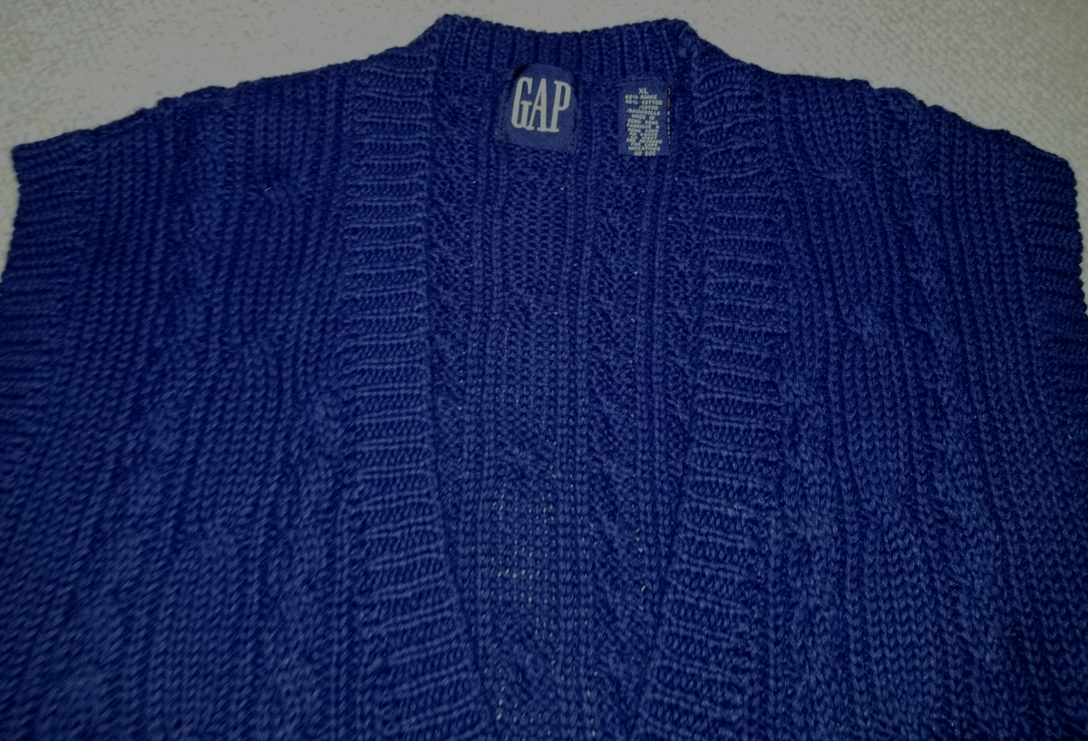 Gilet gilet vintage boutonné homme grande laine mélangée vert forêt