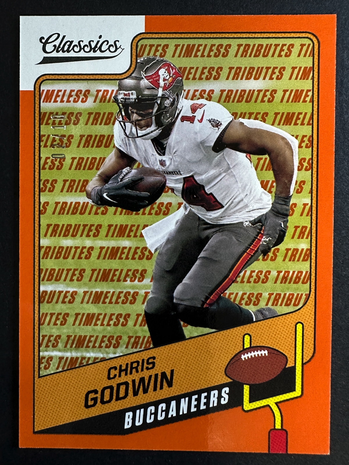 Chris Godwin 2021 Panini Classics Timeless Tributes Orange /10 Buccaneers #23