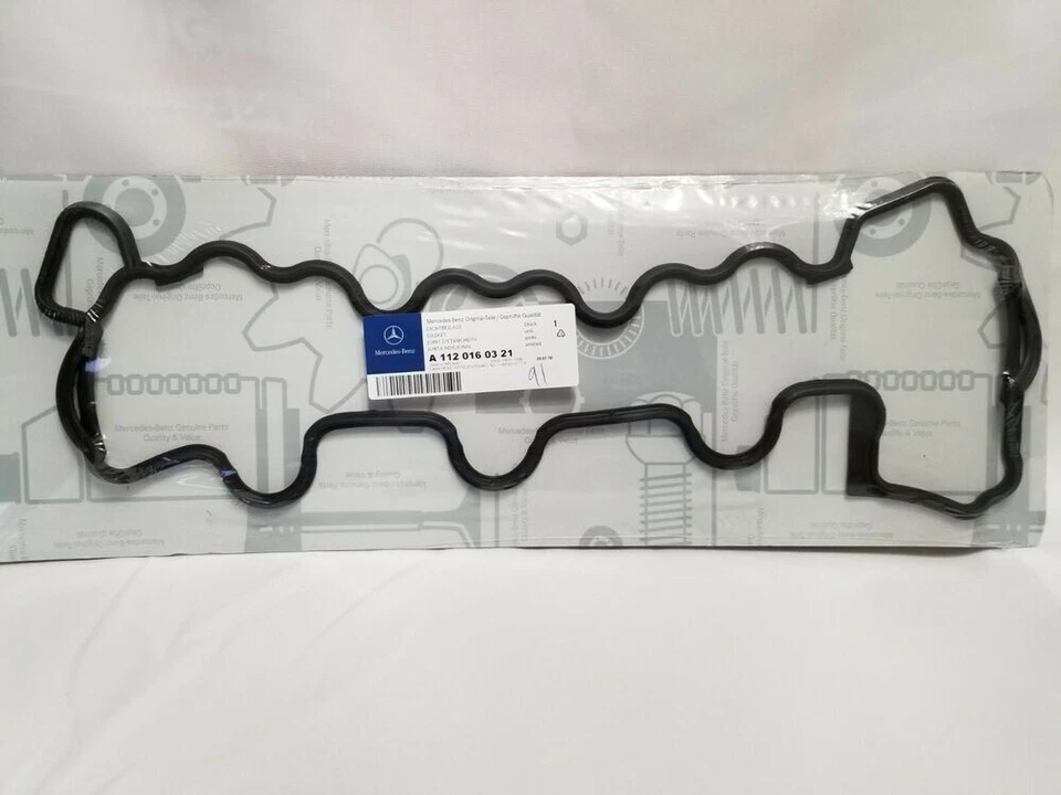 Juego de 2 juntas de cubierta de válvula izquierda y derecha para motor Mercedes M112 originales OEM Foto 3 de 4