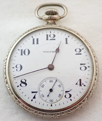 ANTIQUE 16s WALTHAM GRADE 625 17 JEWEL 17J POCKET WATCH