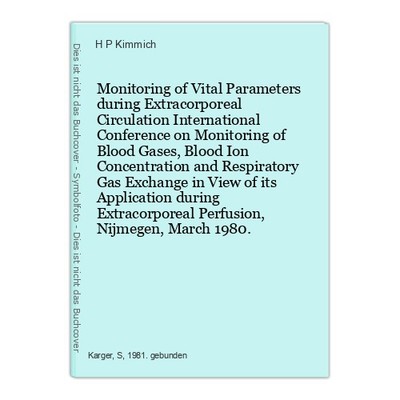 Monitoring of Vital Parameters during Extracorporeal Circulation International C