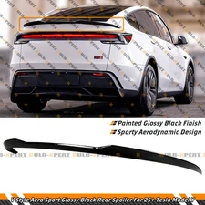 For 2025-2026 Tesla Model Y Juniper V Style Aero Gloss Black Rear Trunk Spoiler