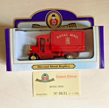 Oxford Diecast D002 Royal Mail  #0169/1700 Boxed Ltd Edition 