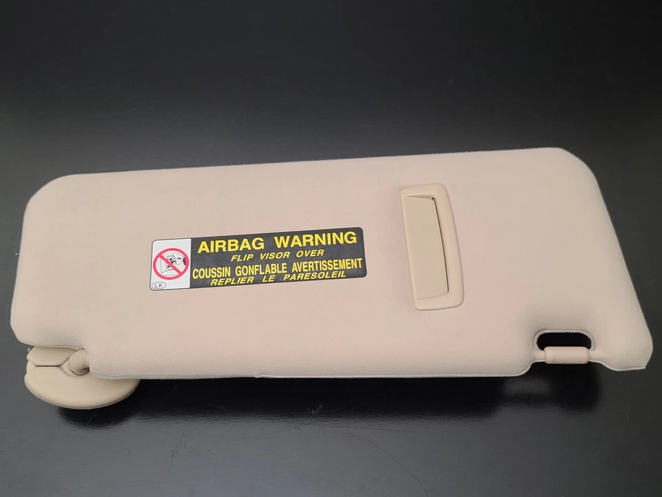 Juego de parasol Lexus IS250 IS350 2006-2013 viseras de conductor pasajero beige tostado Foto 2 de 4