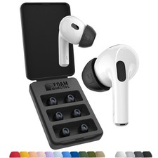 Foam Masters Ultra-Premium Memory Foam Ear Tips for AirPods Pro 1st  2nd Gen...
