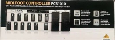 Behringer FCB 1010 MIDI Foot Controller with 2 Expression Pedals  (NIB) !