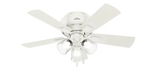 Hunter Fans - Crestfield 42 Inch Low Profile Ceiling Fan with LED Light Kit and - Picture 1 of 4