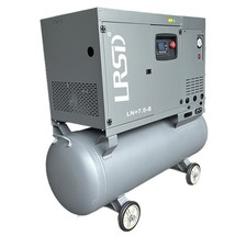 10HP 220V Single Phase Rotary Screw Air Compressor w/ Air Dryer+ 60 GAL Air Tank