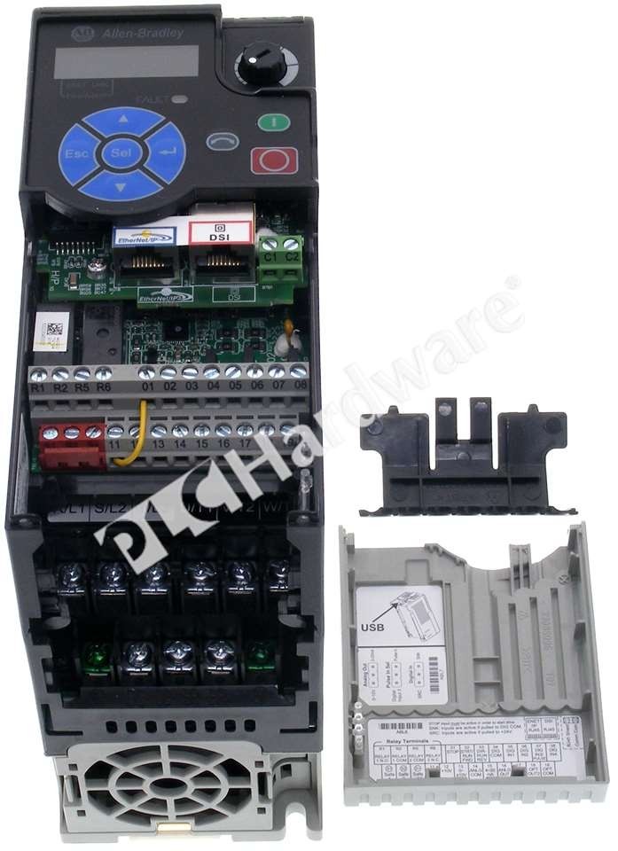 Allen Bradley 25B-D4P0N104 /A PowerFlex 525 AC Drive 480V 1.5KW 3-Phase Frame A