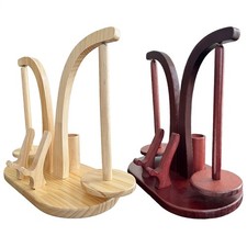 1x Yarn Holder for Crocheting and Knitting Wooden Yarn Spinner with 2 Spindles