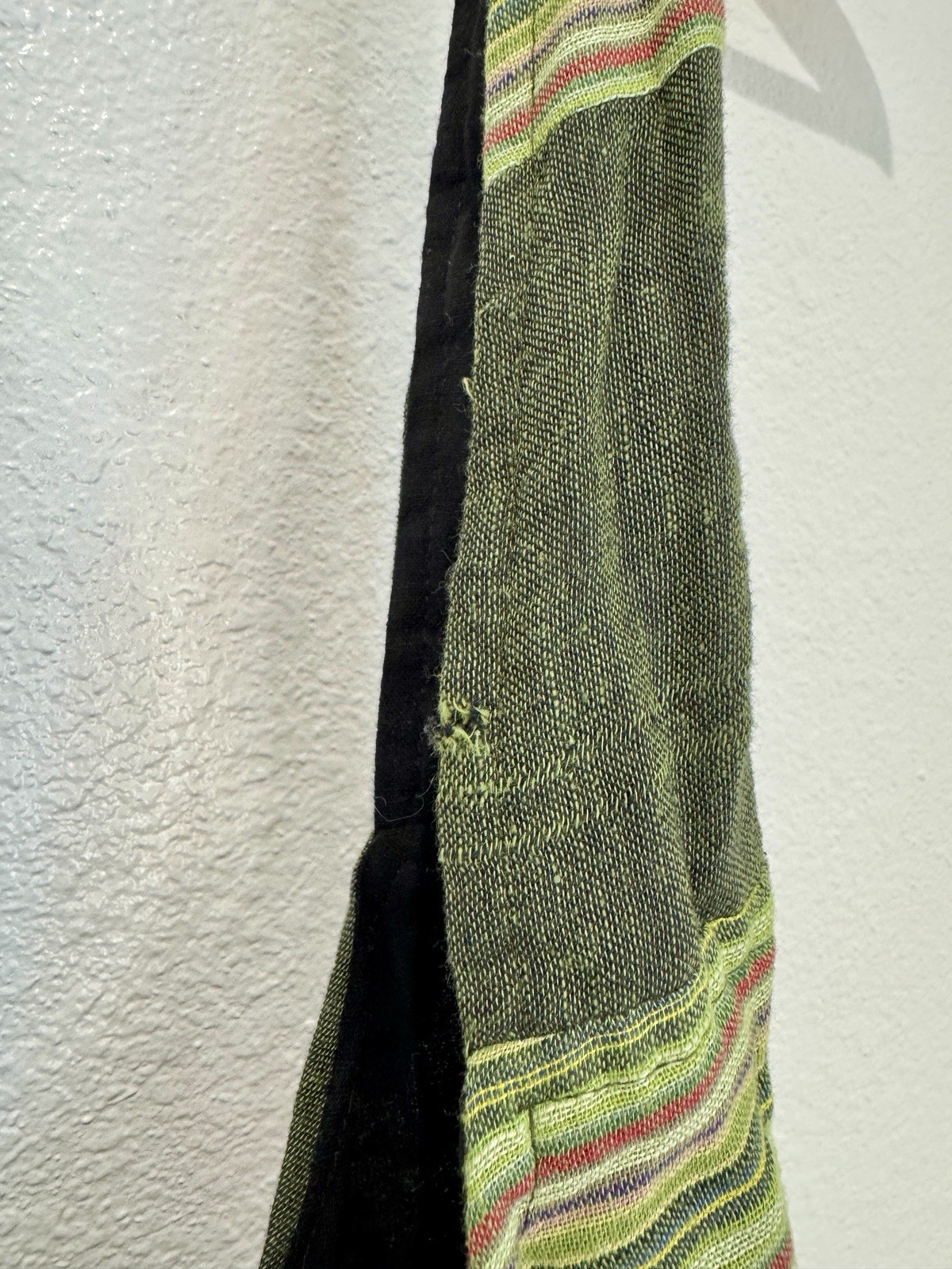 Green Red Cotton Patchwork Bohemian Crossbody Sho… - image 5