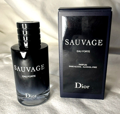 Sauvage Dior Eau Forte Parfum~ 0.34 Oz/ 10 ml~ MINI Bottle ~ New in Box