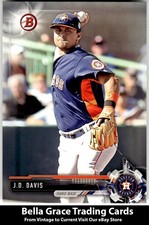2017 Bowman J.D. Davis #BP81 Houston Astros Prospects MLB Baseball 