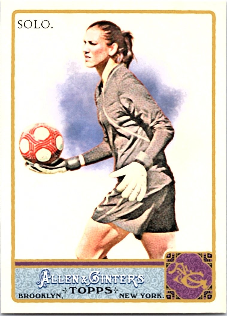 Hope Solo #12 Baseball Cards 2011 Topps Allen & Ginter trading card — raw and PSA graded price guide