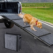 Hunderampe 180cm Faltbar Auto Rutschfest für SUV LKW Große Hunde