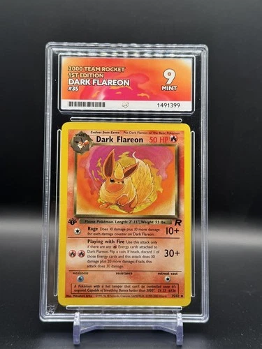Dark Flareon 35 ACE graded card
