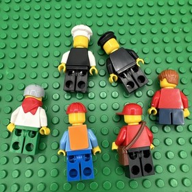 LEGO City 2009 Advent Calendar Minifigure Lot of 6, Town People set 7687