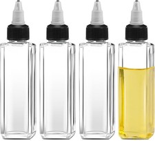 Oil Squeeze Bottles Empty Bottles with Twist Plastic