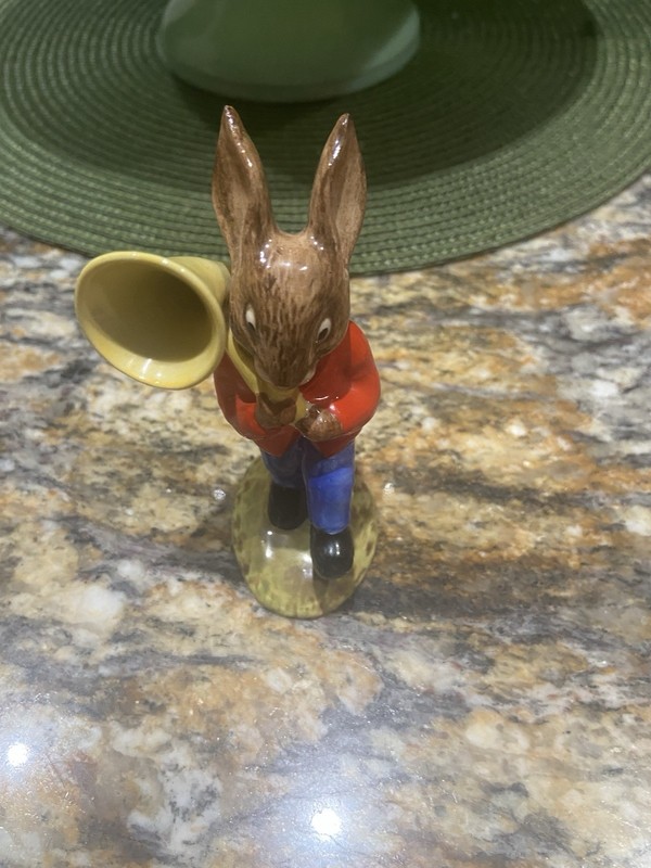 Royal Doulton Sousaphone Bunnykins From The Oompah Band DB23 Vintage 1983