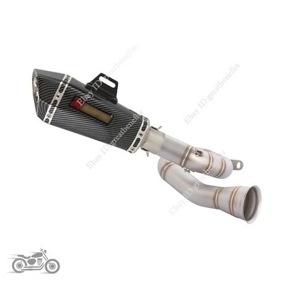 703R For Zontes 703RR 2024-2026 Exhaust Mid Pipe Slip On 51mm Muffler DB Killer