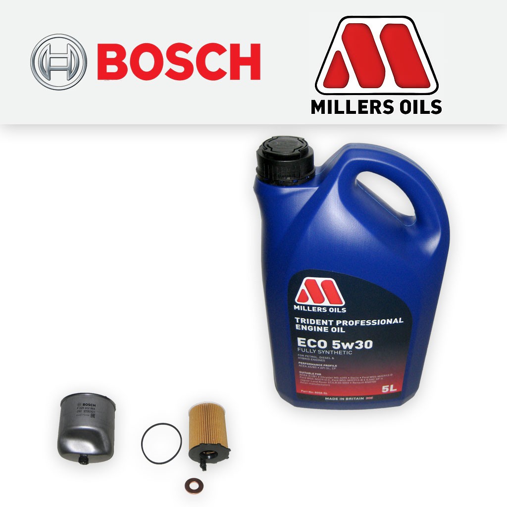 SERVICE KIT for VOLVO S60 1.6 D DIESEL OIL FUEL FILTERS +ECO OIL (2011-2015)