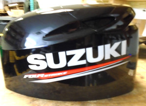 Engine Cover Set Cowling 61400-88820-YAY 2018 Suzuki Outboard DF60A Four 4Stroke