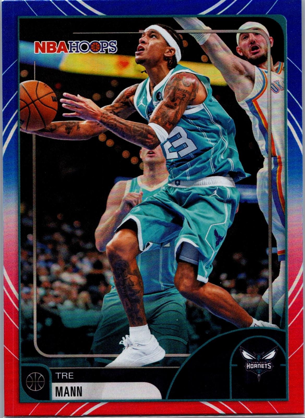 2025-26 Hoops #127 Tre Mann Fanatics Charlotte Hornets