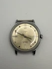 VINTAGE TIMEX 1968 21J AUTOMATIC MECHANICAL SELF-WIND SILVER TONE CASE RUNS U2