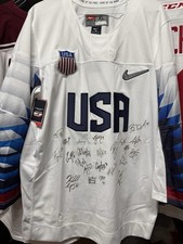 2018 USA WOMENS OLYMPIC HOCKEY TEAM signed autographed JERSEY GOLD MEDAL LOA
