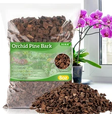 8OZ Orchid Bark Planting Soil - Sukh Orchid Potting Mix Horticultural Cypress Mu