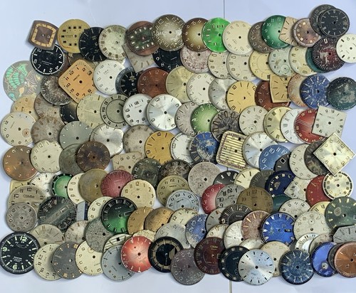Lot of 150 pcs Wrist Watch Metal dials for Altered Art, Steampunk WD# 07