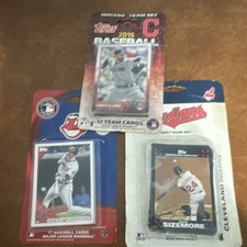 Topps Cleveland Indians Team Sets 2007 2010 2015 17 Cards Each MLB Baseball