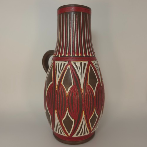 Vase Krug Vintage Keramik von der Trenck Kellinghusen 29cm Mid Century Pottery - Bild 3 von 7
