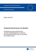 Sabine Albrecht | Corporate Governance Von Banken | Taschenbuch | Deutsch (2016)