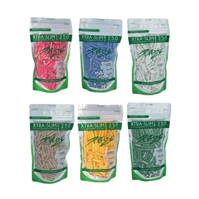 Purize Carbon Activated Extra Slim Filter Tips Charcoal - 6mm - 250 Pack