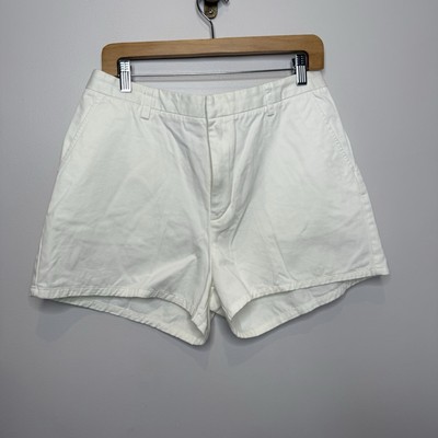 Vintage Calvin Klein Jeans Womens Mom Shorts Khaki White