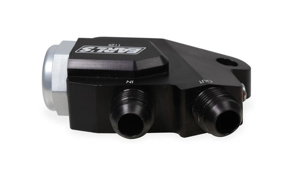 1129ERL Earl's Gen V LT Side Mount Oil Cooler Adapter - Image 2 of 4
