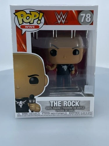 Funko POP! WWE The Rock #78 Vinyl Figure DAMAGED BOX SEE PICS