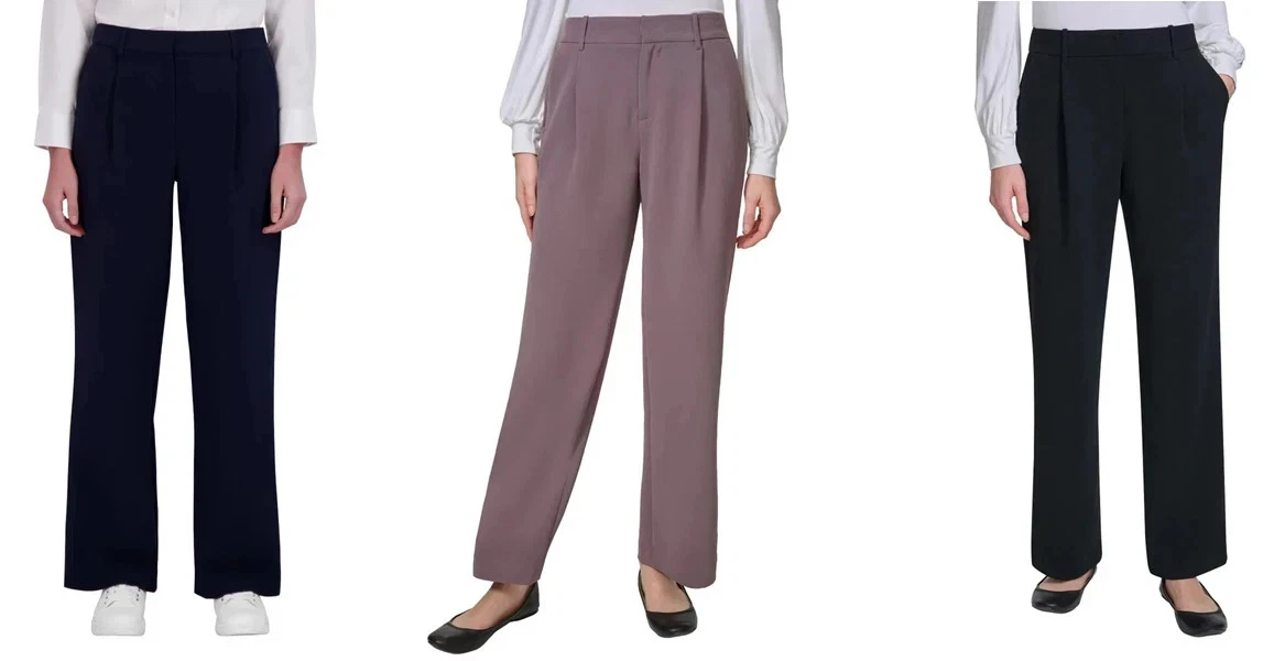 DKNY Women's Wide Leg Pant