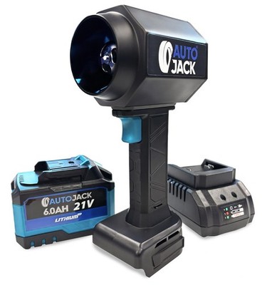 Akku Luftgebläse 21V Brushless 130.000 U/min Auto Trockner Laubsauger 6Ah Akku