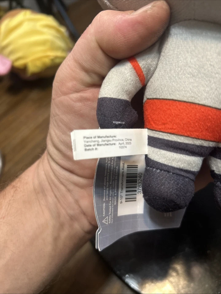 "Juguete suave de peluche Transformers Megatron de fábrica 10"" nuevo con etiqueta" Foto 4 de 4