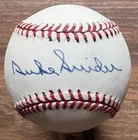 *A Beauty!* DUKE SNIDER Signed/Auto BASEBALL! *MLB Alumni COA* HOF/Dodgers