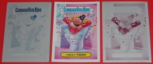 Toilet TRISH #84b card from Garbage Pail Kids 2013 Mini