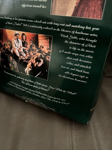 Rhett Butler Doll Gone With the Wind Timeless Treasures 2001 Mattel 53854 NEW - Picture 16 of 16