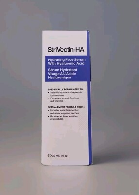 StriVectin-HA Hydrating Anti-aging Face Serum w/ Hyaluronic Acid, 1 oz. 30ml NIB