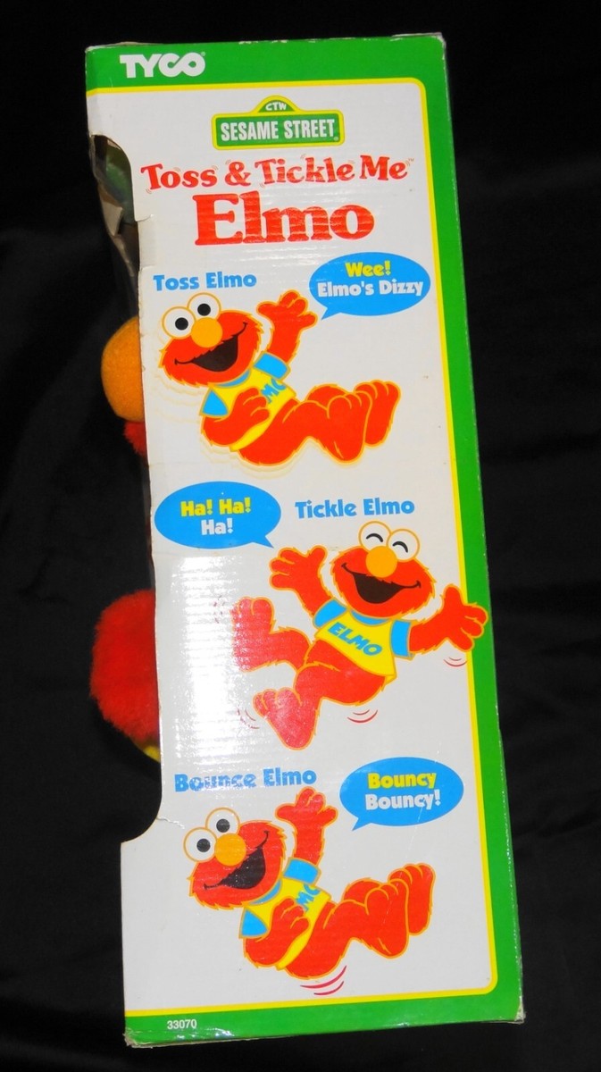 Sesame Street - The Original Toss And Tickle Me Elmo Plush Toy In