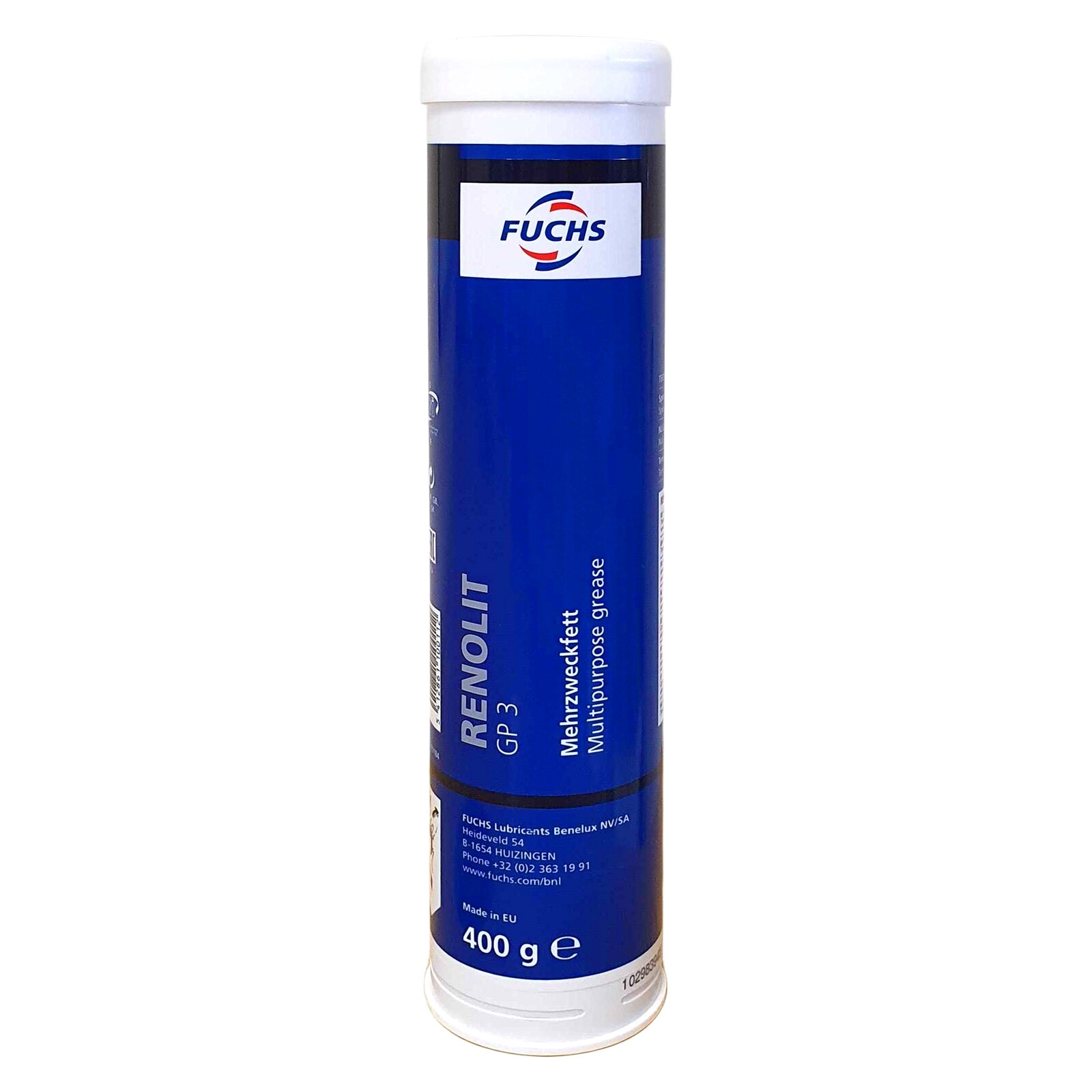Fuchs Renolit GP 3 GP3 Lithium Multipurpose Grease - 400g 0.4kg Cartridge