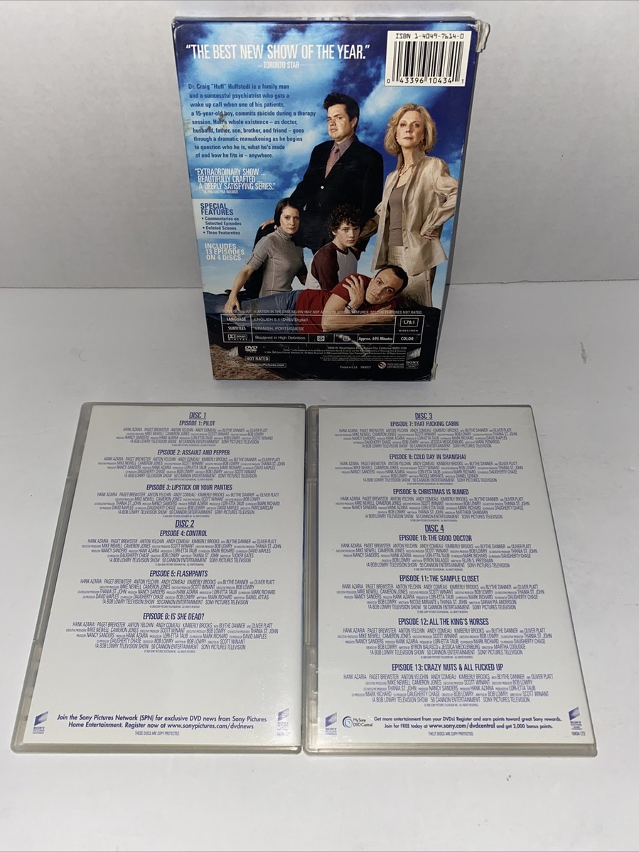 Huff First Season DVD Set 4-Disc Comedy TV Series 2006 Hank Azaria