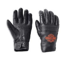 Harley-Davidson Grapnel Lederhandschuhe CE Zertifiziert Echtleder schwarz S-3XL