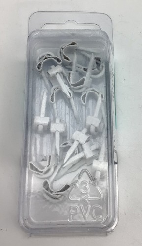 MENGE 2 HILLMAN ISOLIERTE HEFTKLAMMERN 532576 5 X 1/2" WEISS 15 PRO PACK KOSTENLOSER VERSAND - Bild 4 von 4